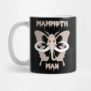 Mammoth Man (Moth Man) Silly Pun Mug